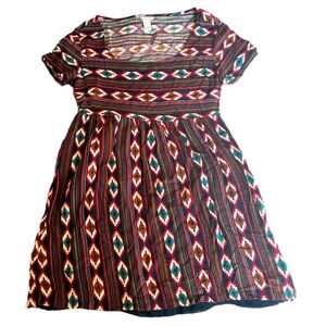 Small vintage forever 21 dress Aztec design